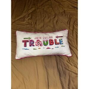 Disney Parks Madly Mischievous Here Comes Trouble 20x9” Throw Pillow 2024